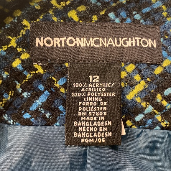 Norton McNaughton Tweed Skirt Size 12 - Picture 6 of 11